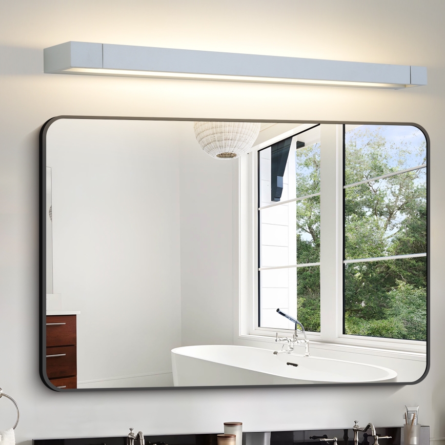 Brilagi - LED osvetlenie zrkadla do kúpeľne AQUA LINE LED/24W/230V 90 cm IP44 matný chróm
