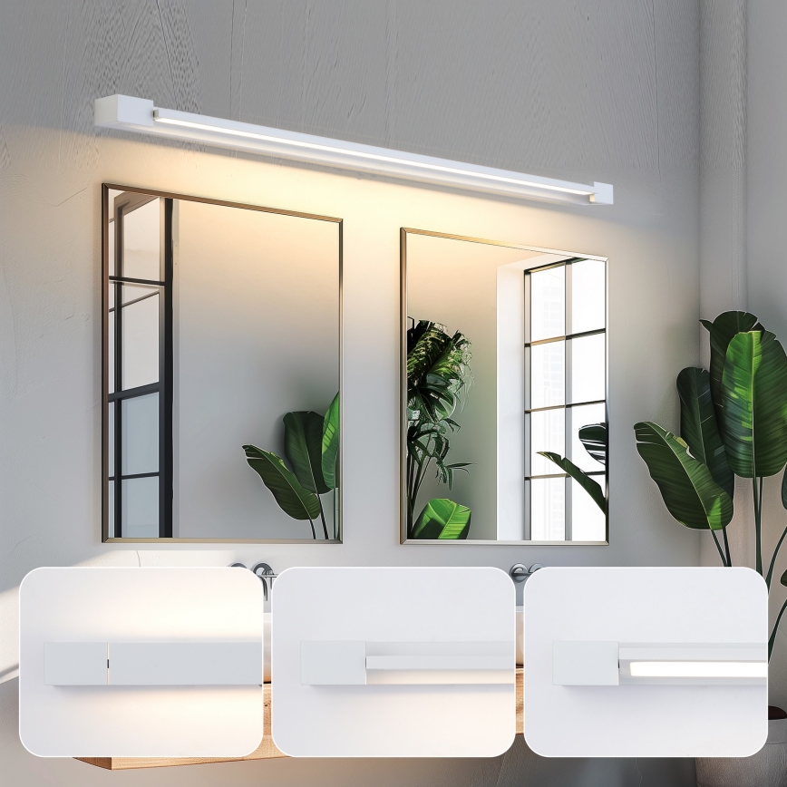 Brilagi - LED osvetlenie zrkadla do kúpeľne AQUA LINE LED/36W/230V 120 cm IP44 biela CRI 90