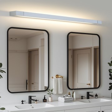 Brilagi - LED osvetlenie zrkadla do kúpeľne AQUA LINE LED/36W/230V 120 cm IP44 matný chróm