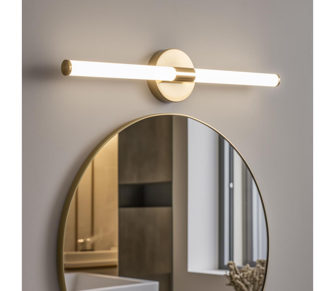 Brilagi - LED osvetlenie zrkadla do kúpeľne LARA LED/10W/230V IP44 zlatá FG-M1-C16-600-GLD