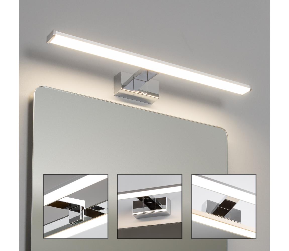 Brilagi - LED osvetlenie zrkadla do kúpeľne VESTRA LED/12W/230V 60 cm IP44 chróm FG-M1-C02-600-CHR
