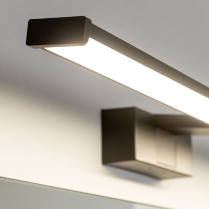 Brilagi - LED kúpeľňové osvetlenie na zrkadlo 3 v 1 VESTRA LED/12W/230V 60 cm IP44 čierne