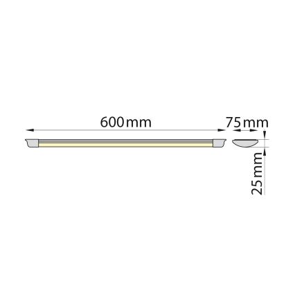 Brilagi - LED Podlinkové svietidlo AVERO LED/16W/230V 60 cm