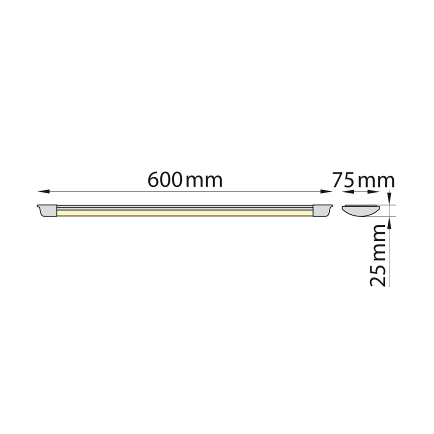 Brilagi - LED Podlinkové svietidlo AVERO LED/16W/230V 60 cm