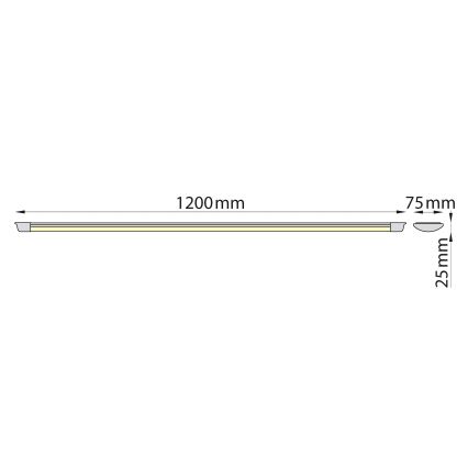 Brilagi - LED Podlinkové svietidlo AVERO LED/32W/230V 120 cm