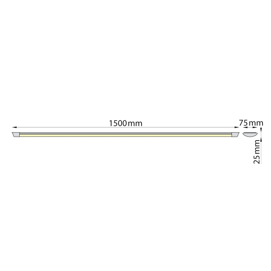 Brilagi - LED Podlinkové svietidlo AVERO LED/45W/230V 150 cm