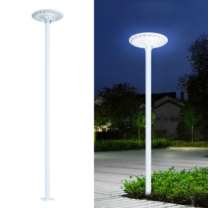 Brilagi - LED pouličné svietidlo so stĺpom 3 m URBANSPARK LED/120W/230V biele IP65
