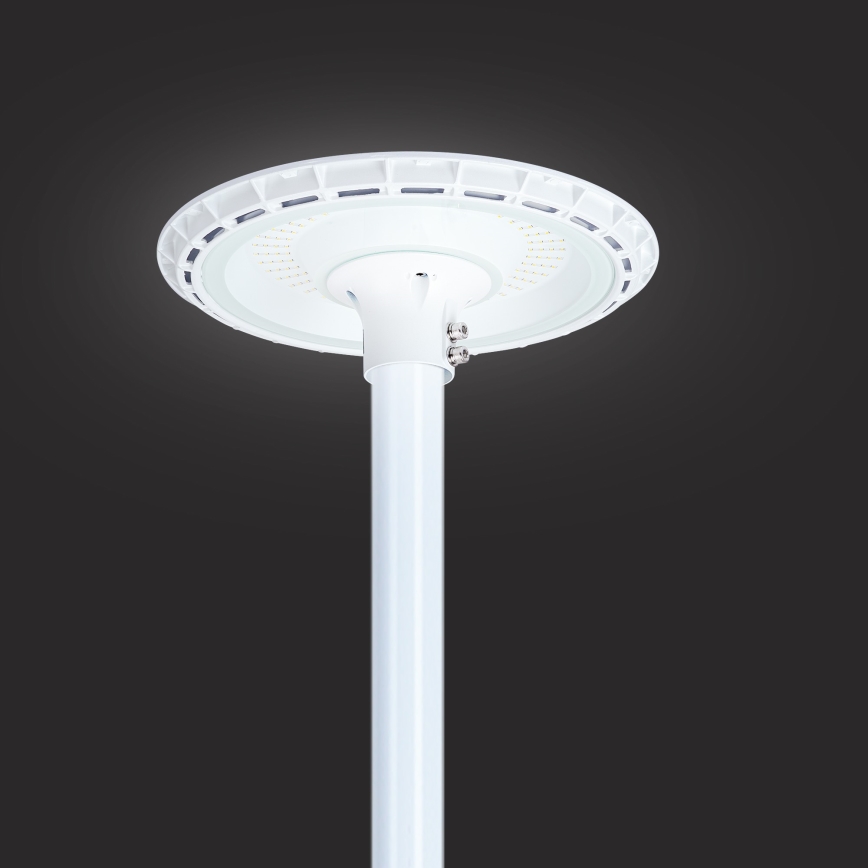 Brilagi - LED pouličné svietidlo so stĺpom 3 m URBANSPARK LED/120W/230V biele IP65