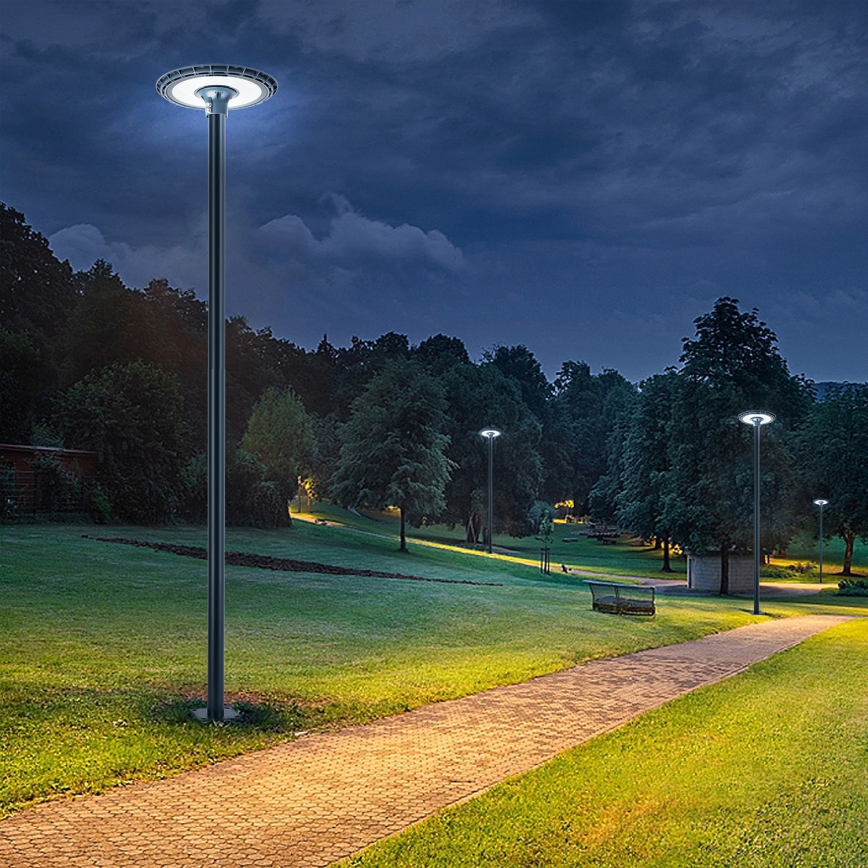 Brilagi - LED pouličné svietidlo so stĺpom 4 m URBANSPARK LED/120W/230V antracit IP65