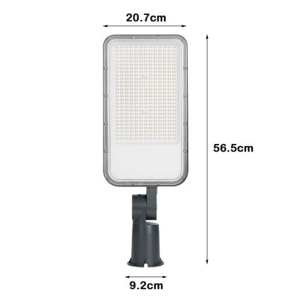 Brilagi - LED pouličné svietidlo URBANLIGHT LED/200W/230V antracit IP65
