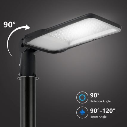 Brilagi - LED pouličné svietidlo URBANLIGHT LED/200W/230V čierne IP65