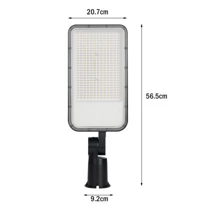 Brilagi - LED pouličné svietidlo URBANLIGHT LED/200W/230V čierne IP65