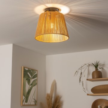 Brilagi - LED prisadené stropné svietidlo CERIA BOHO 1xE27/40W/230V, priemer 28 cm, hnedá