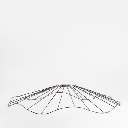 Brilagi - LED prisadené stropné svietidlo CERIA WIRE 1xE27/40W/230V pr. 80 cm čierna/dub