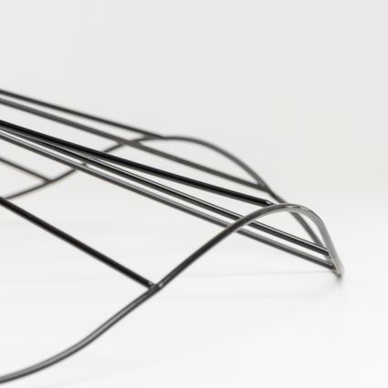 Brilagi - LED prisadené stropné svietidlo CERIA WIRE 1xE27/40W/230V pr. 80 cm čierna/dub