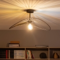 Brilagi - LED prisadené stropné svietidlo CERIA WIRE 1xE27/60W/230V 40x56 cm čierna/bronzová