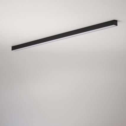 Brilagi - LED stropné prisadené svietidlo FULLDAY LED/30/40/50W/230V 2700/4000/6000K 150 cm UGR19 čierne