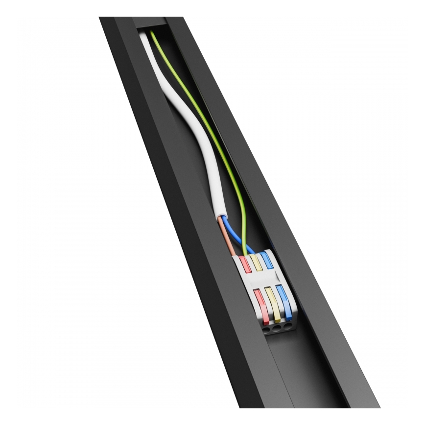 Brilagi - LED stropné prisadené svietidlo FULLDAY LED/30/40/50W/230V 2700/4000/6000K 150 cm UGR19 čierne