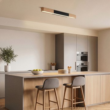 BRILAGI - LED Prisadené stropné svietidlo GARDALINE LED/100W/230V 80 cm dub/čierna