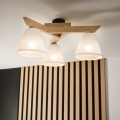 Brilagi - LED  Prisadený luster ANTHONY 3xE14/40W/230V dub/biela