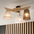 Brilagi - LED  Prisadený luster ANTHONY 3xE14/40W/230V dub