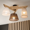 Brilagi - LED  Prisadený luster ANTHONY 3xE14/40W/230V dub