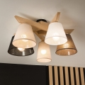 Brilagi - LED  Prisadený luster ANTHONY 5xE14/40W/230V dub