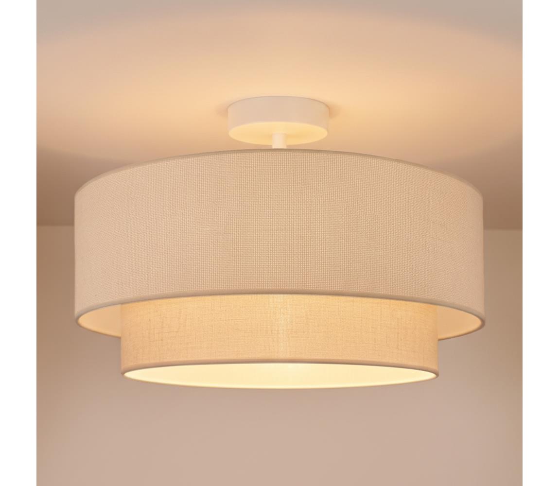 Brilagi - LED prisadený luster BOHO ECO 1xE27/10W/230V priemer 40 cm krémová 8590828052470