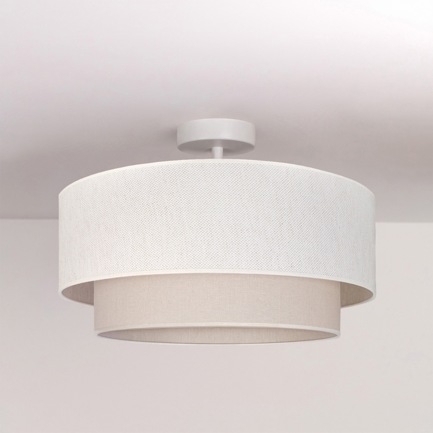 Brilagi - LED prisadený luster BOHO ECO 1xE27/10W/230V priemer 40 cm krémová