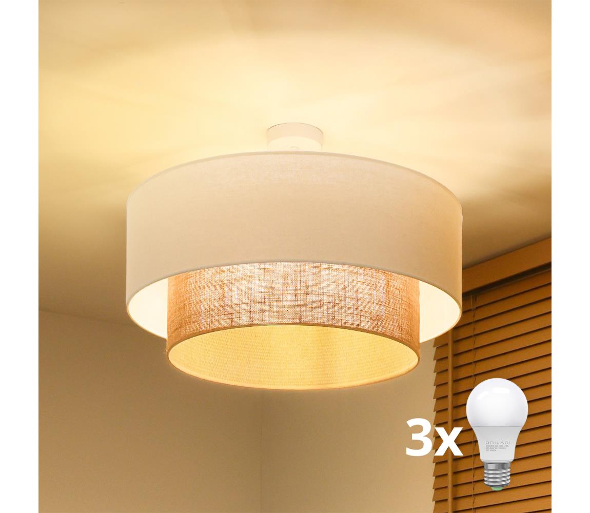 Brilagi - LED Prisadený luster BOHO ŠTÝL 3xE27/15W/230V pr. 60 cm 8590828006749