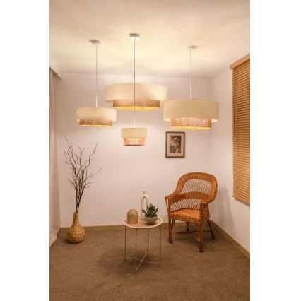 Brilagi - LED Prisadený luster BOHO ŠTÝL 3xE27/15W/230V pr. 60 cm