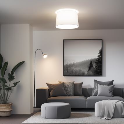 Brilagi - LED prisadený luster CERIA 1xE27/40W/230V pr. 45 cm biela