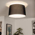 Brilagi - LED Prisadený luster CERIA 1xE27/40W/230V pr. 45 cm čierna