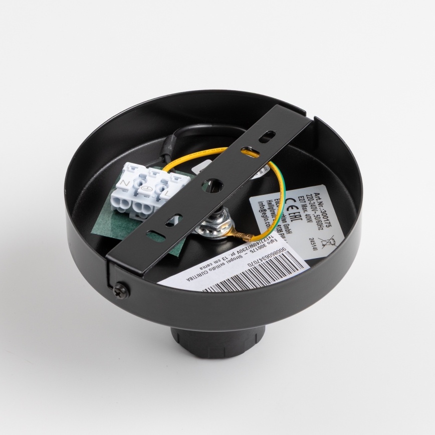 Brilagi - LED Prisadený luster CERIA 1xE27/40W/230V pr. 45 cm šedá