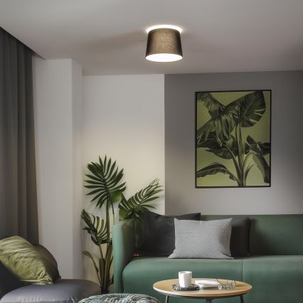 Brilagi - LED Prisadený luster CERIA 1xE27/40W/230V priemer 30 cm čierna