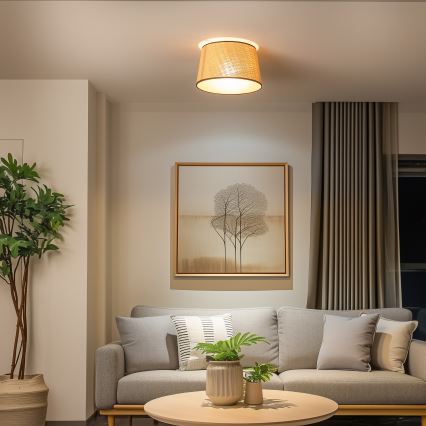 Brilagi - LED prisadený luster CERIA 1xE27/40W/230V, priemer 35 cm, béžový