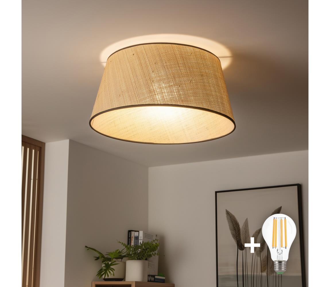 Brilagi - LED prisadený luster CERIA 1xE27/40W/230V priemer 50 cm béžová BG3991+EG781084