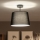 Brilagi - LED Prisadený luster CERIA 1xE27/60W/230V pr. 30 cm čierna