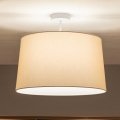 Brilagi - LED Prisadený luster CERIA 1xE27/60W/230V pr. 45 cm biela/béžová