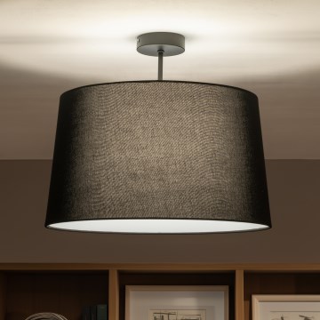 Brilagi - LED prisadený luster CERIA 1xE27/60W/230V pr. 45 cm čierny