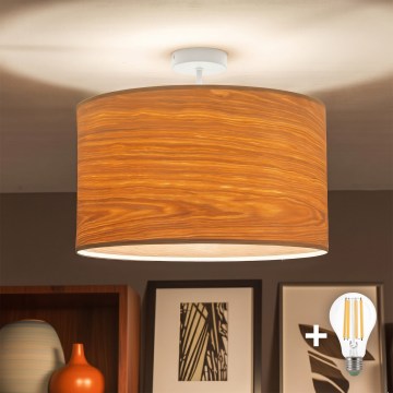 Brilagi - LED prisadený luster CERIA 1xE27/60W/230V priemer 45 cm biela/béžová