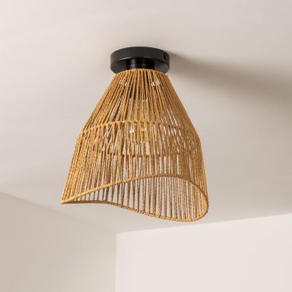 Brilagi - LED Prisadený luster CERIA BOHO 1xE27/40W/230V pr. 30 cm hnedá