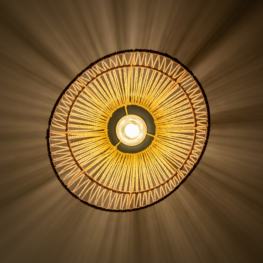 Brilagi - LED Prisadený luster CERIA BOHO 1xE27/40W/230V pr. 30 cm hnedá