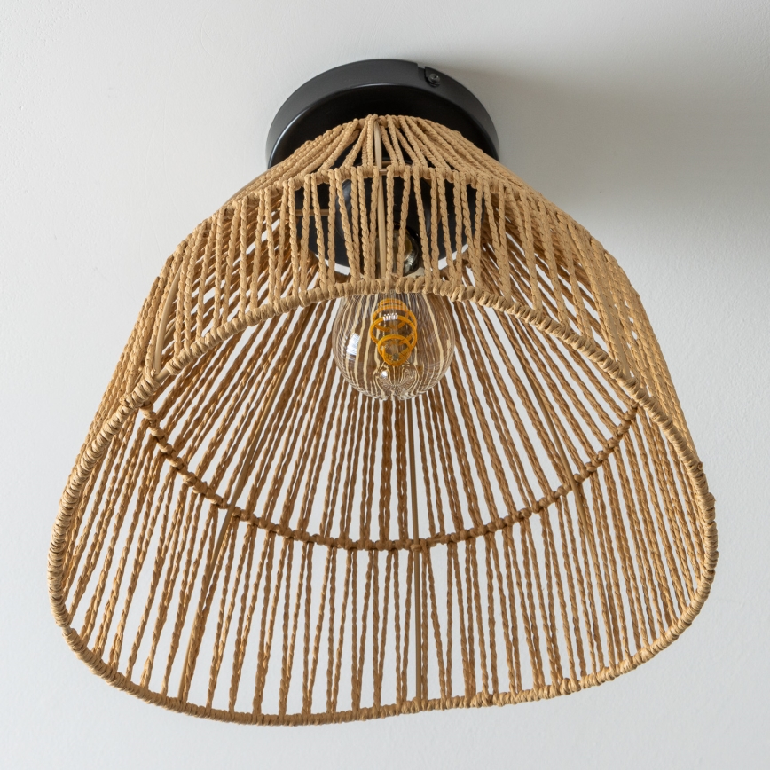 Brilagi - LED Prisadený luster CERIA BOHO 1xE27/40W/230V pr. 30 cm hnedá