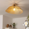 BRILAGI - LED prisadený luster CERIA BOHO 1xE27/40W/230V pr. 50 cm hnedá/dub