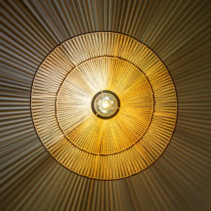 Brilagi - LED Prisadený luster CERIA BOHO 1xE27/40W/230V pr. 50 cm hnedá