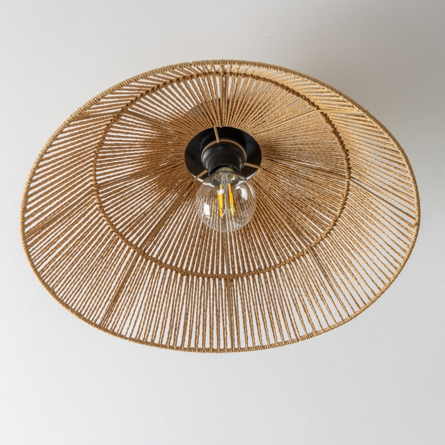 Brilagi - LED Prisadený luster CERIA BOHO 1xE27/40W/230V pr. 50 cm hnedá