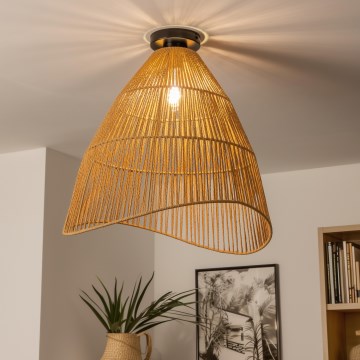 Brilagi - LED prisadený luster CERIA BOHO 1xE27/40W/230V pr. 50 cm hnedá