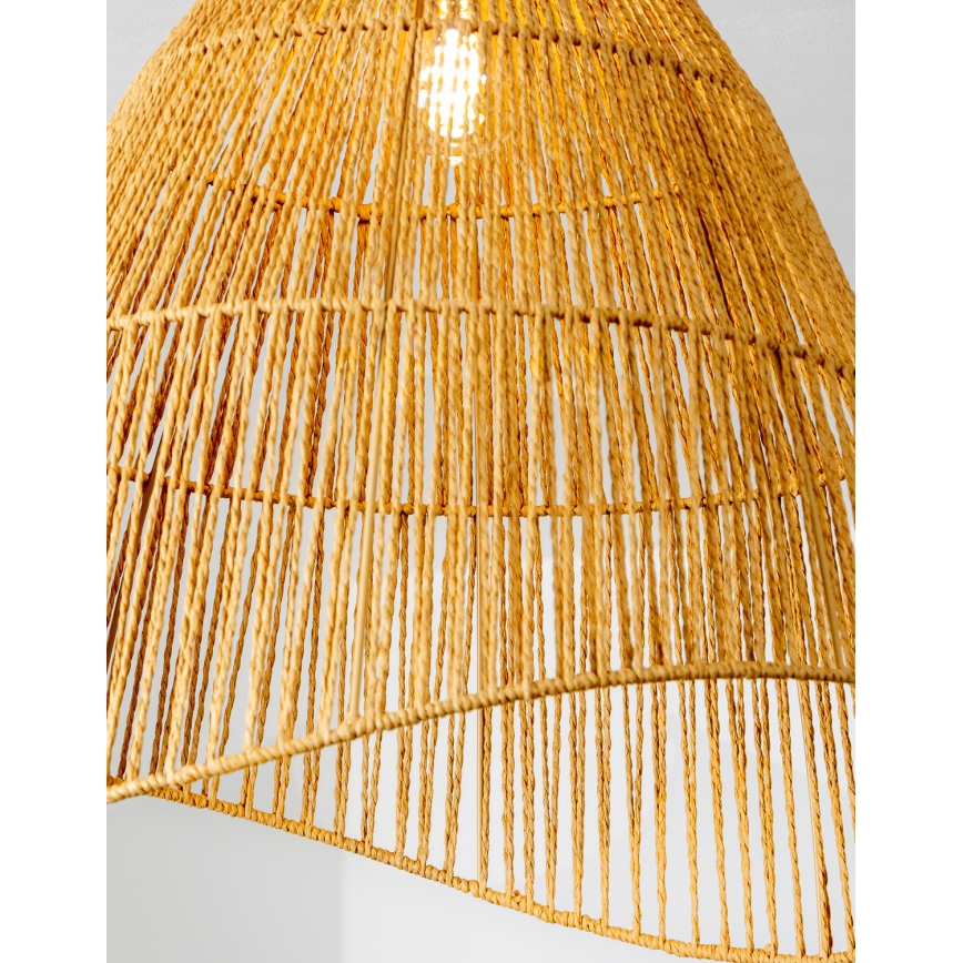 Brilagi - LED prisadený luster CERIA BOHO 1xE27/40W/230V pr. 50 cm hnedá