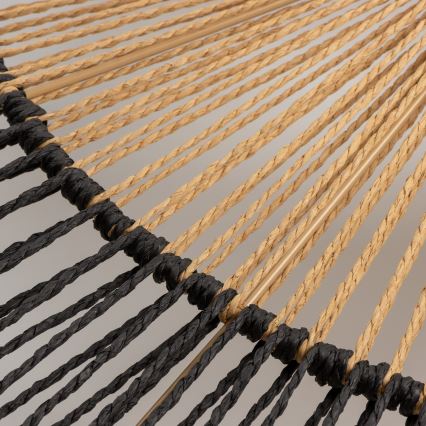 Brilagi - LED prisadený luster CERIA BOHO 1xE27/40W/230V pr. 50 cm čierna/hnedá/dub